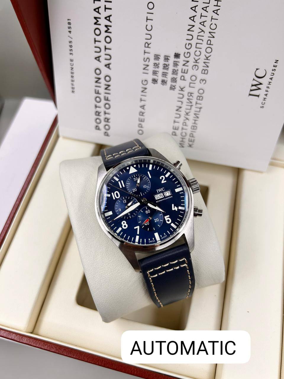 IWC WATCH MEN ⌚️
*AUTOMATIC*
450 dhs💓
*Good quality*
Zain29
♥️♥️♥️