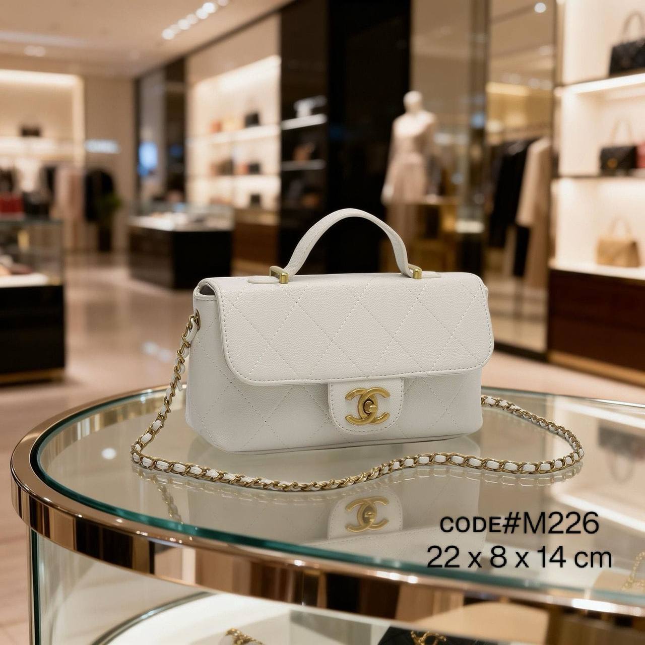 CHANEL ᴛᴏᴘ ʜᴀɴᴅʟᴇ
ᴄʀᴏssʙᴏᴅʏ ʙᴀɢ
ᴄᴀᴠɪᴀʀ ʟᴇᴀᴛʜᴇʀ ᴍᴀᴛᴇʀɪᴀʟ
ɢᴏʟᴅ ʜᴀʀᴅᴡᴀʀᴇ
sɪᴢᴇ : 22 cm
70 dhs🇦🇪
Zain31
♥️♥️♥️