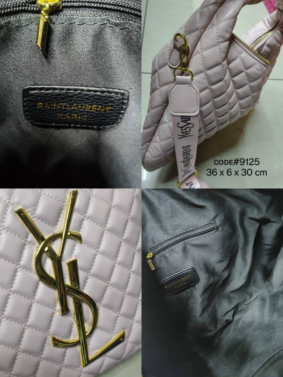 YSL - Yves Saint Laurent
ɪᴄᴀʀᴇ ǫᴜɪʟᴛᴇᴅ ʜᴏʙᴏ
ʟᴀᴍʙsᴋɪɴ ʟᴇᴀᴛʜᴇʀ ᴍᴀᴛᴇʀɪᴀʟ
ᴡɪᴛʜ ʟᴏɴɢ ᴛʀɪᴍ sᴛʀᴀᴘ
sɪᴢᴇ: 36 cm
75 dhs🇦🇪
Zain31
♥️♥️♥️
