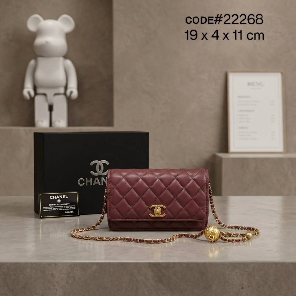 Chanel ᴡᴀʟʟᴇᴛ ᴏɴ ᴄʜᴀɪɴ
ǫᴜɪʟᴛᴇᴅ ᴄᴀʟғsᴋɪɴ ʟᴇᴀᴛʜᴇʀ
ᴡɪᴛʜ ᴘʀᴇss ʙᴀʟʟ ᴀᴅᴊᴜsᴛᴀʙʟᴇ
ɢᴏʟᴅ ᴄʜᴀɪɴ ʟᴏɴɢ sᴛʀᴀᴘ
sɪᴢᴇ : 19 cm
ᴡɪᴛʜ BOX
90 dhs💓
Zain31
♥️♥️♥️