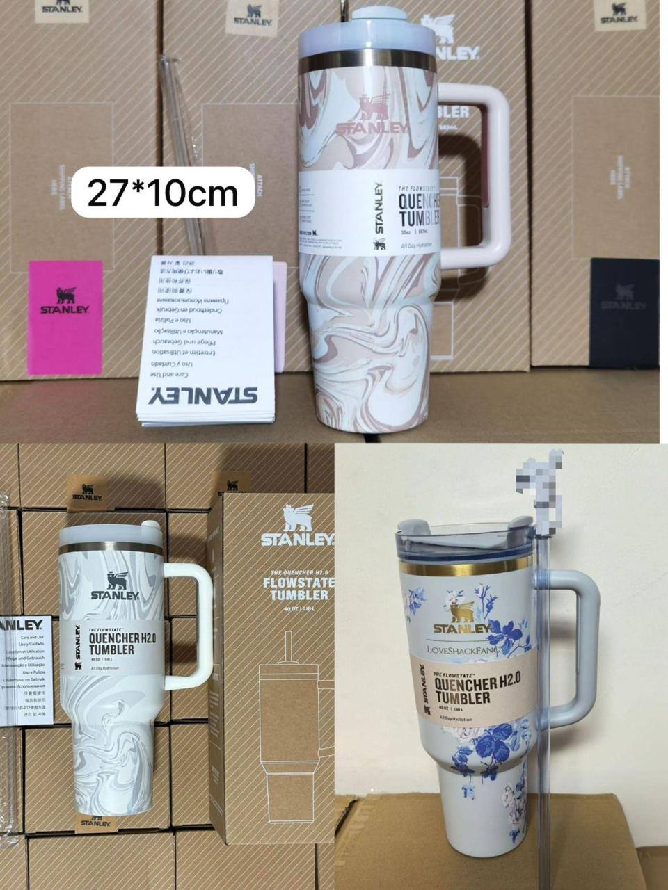 🌈 Stanley Coffee vacuum Cup
1️⃣ First quality +🎁
Size : 27 * 10 cm
65 dhs❤️
with box 🎁
Zain88
♥️♥️♥️