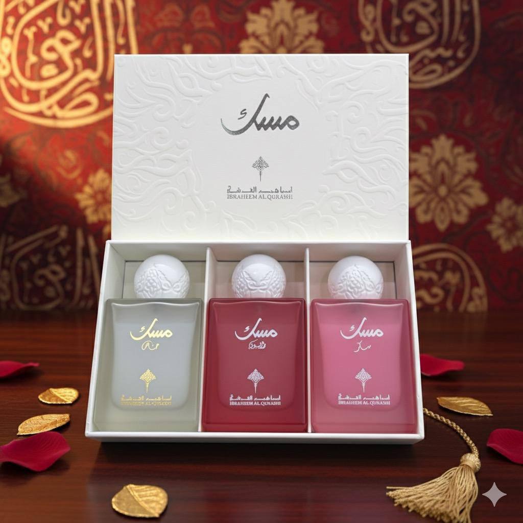 IBRAHEEM AL.QURASHI
30 ml set
50 dhs🪙
Zain60
🌸🌸🌸
