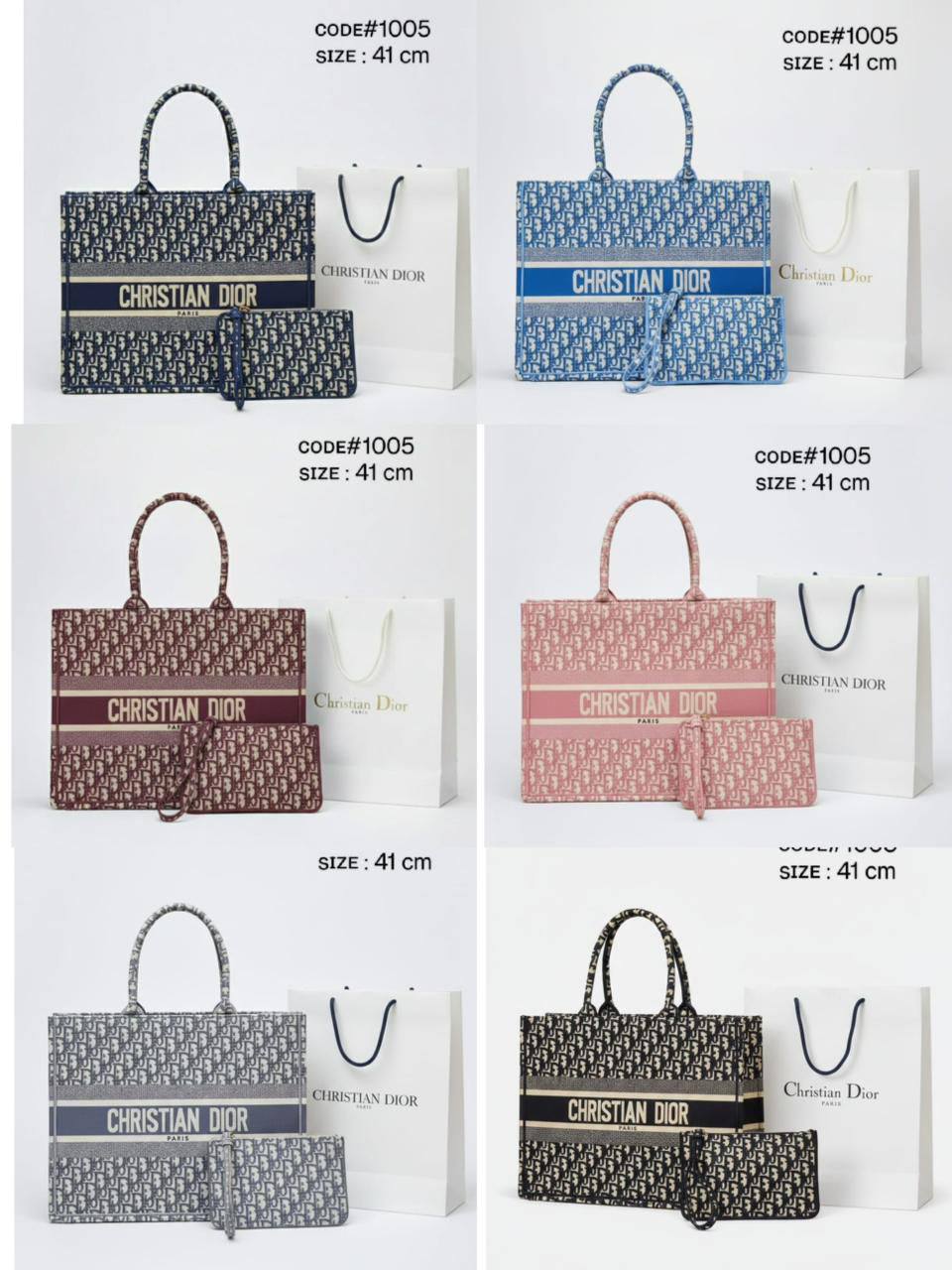 CHRISTIAN DIOR
ʙᴏᴏᴋᴛᴏᴛᴇ ᴄᴀɴᴠᴀs ᴍᴀᴛᴇʀɪᴀʟ
ᴡɪᴛʜ ᴘᴜʀsᴇ ᴢɪᴘᴘᴇʀ
sɪᴢᴇ : 41 cm
110 dhs🌺
Zain56
♥️♥️♥️