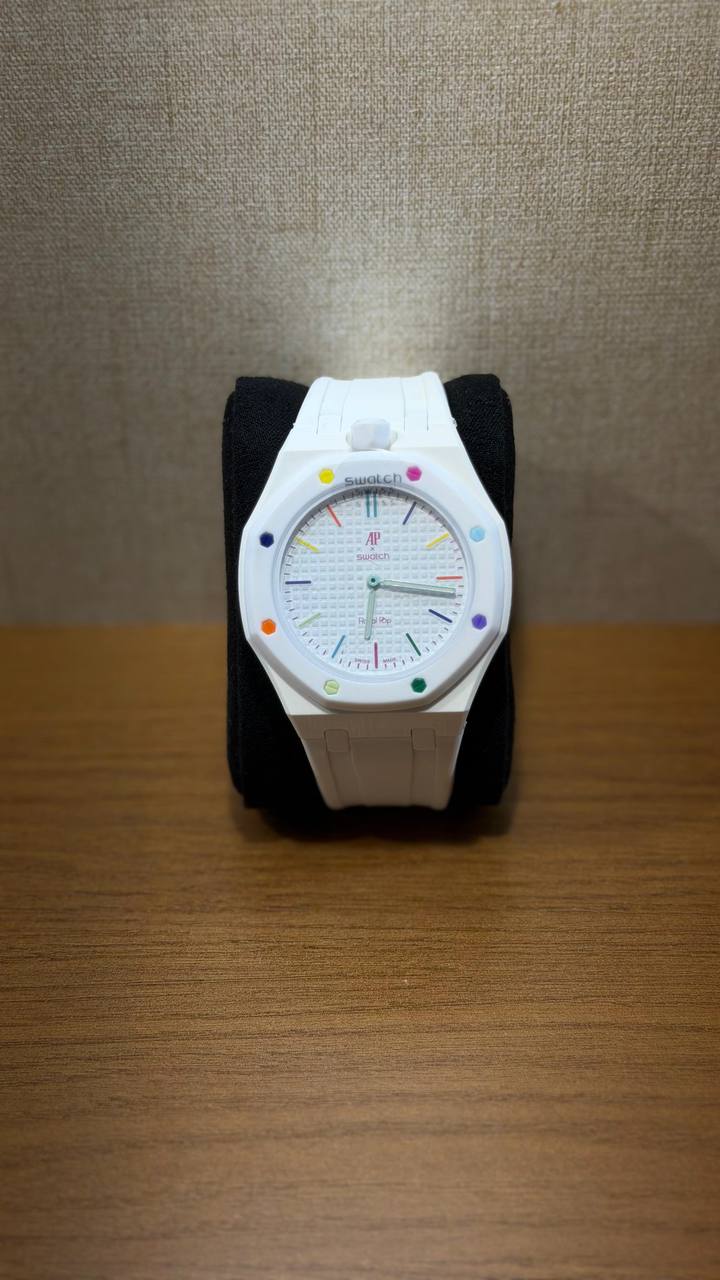 AP x Swatch Royal Pop Collection
*NEW stock* 🚨
WITH STRAP ✨
450 dhs💓
With full packing 🎁
Zain280
♥️♥️♥️