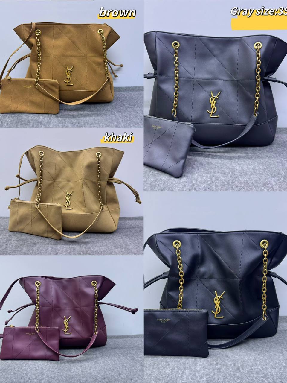 YSL
Size 35*35*10
115 dhs🇦🇪
Zain114
♥️♥️♥️