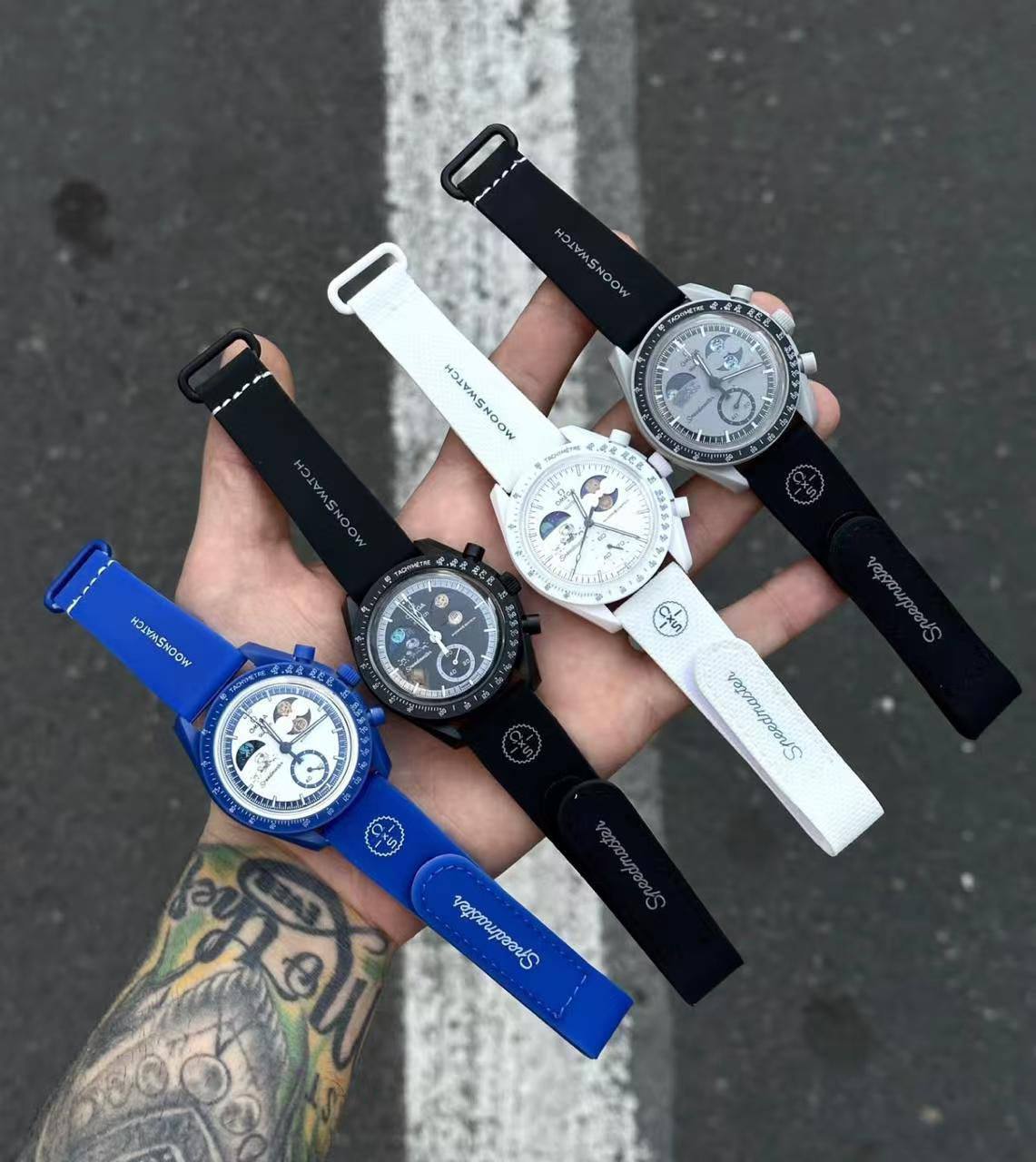 OMEGA SWATCH NEW
95 dhs✅
WITH ORGINAL BOX*
🛡️🛡️🛡️🛡️🛡️
Zain58
♥️♥️♥️