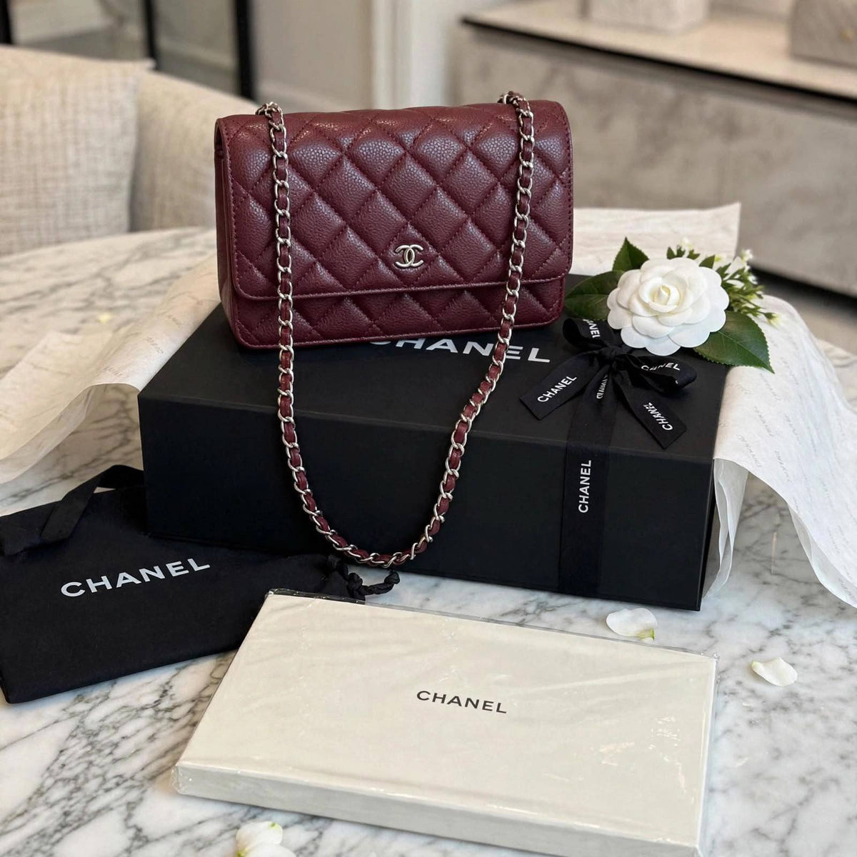 CHANEL
Caviar
Master quality
19 cm
with box
190 dhs
Zain95
♥️♥️♥️