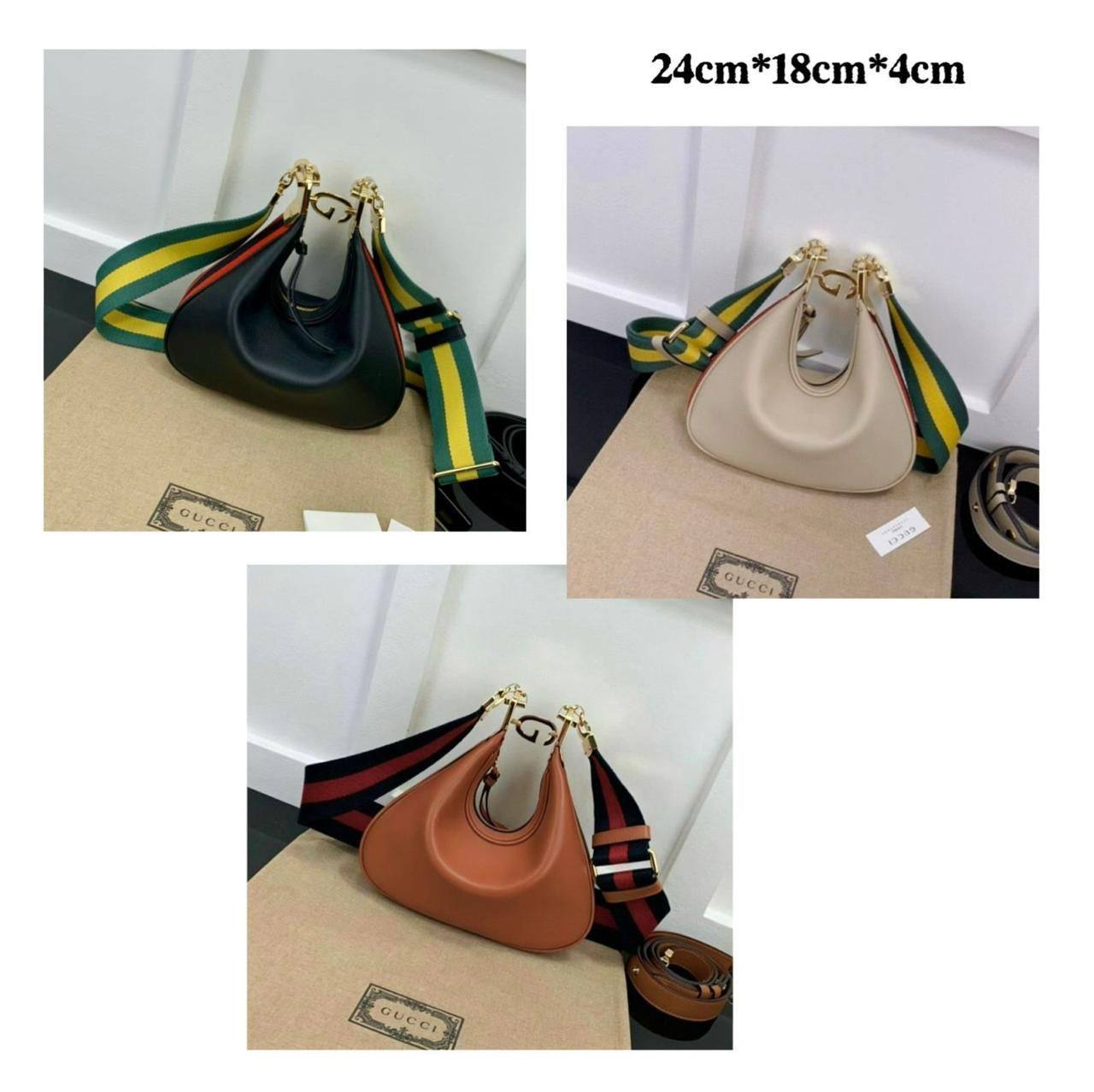 Gucci
24*18*4cm
With box
🎁🎁🎁
110 dhs✅
Zain17
♥️♥️♥️