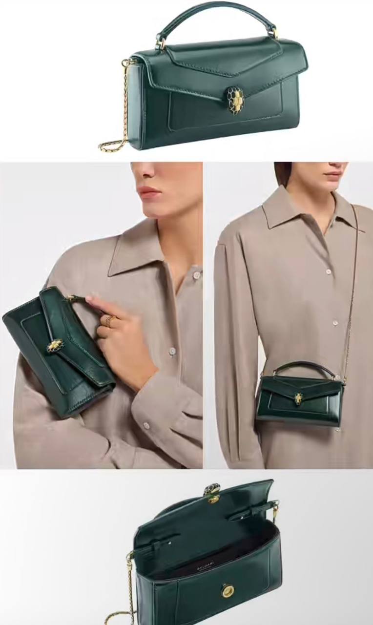 Bvlgari
good quality,
comes with box,
🎁🎁🎁
size... 21* 13 cm
125 dhs✅
Zain12
♥️♥️♥️
