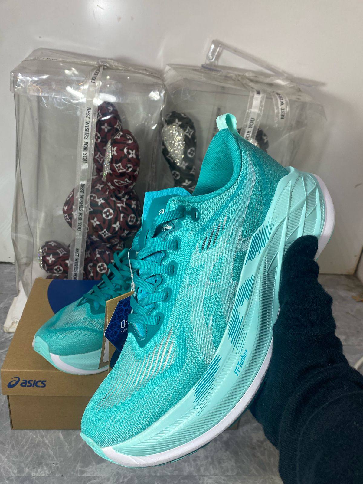 ASICS Superblast 2 ‘WAVE TEAL/ILLUMINATE MINT’💙
36-45 AVAILABLE 🤩
210 dhs❣️
Zain242
♥️♥️
