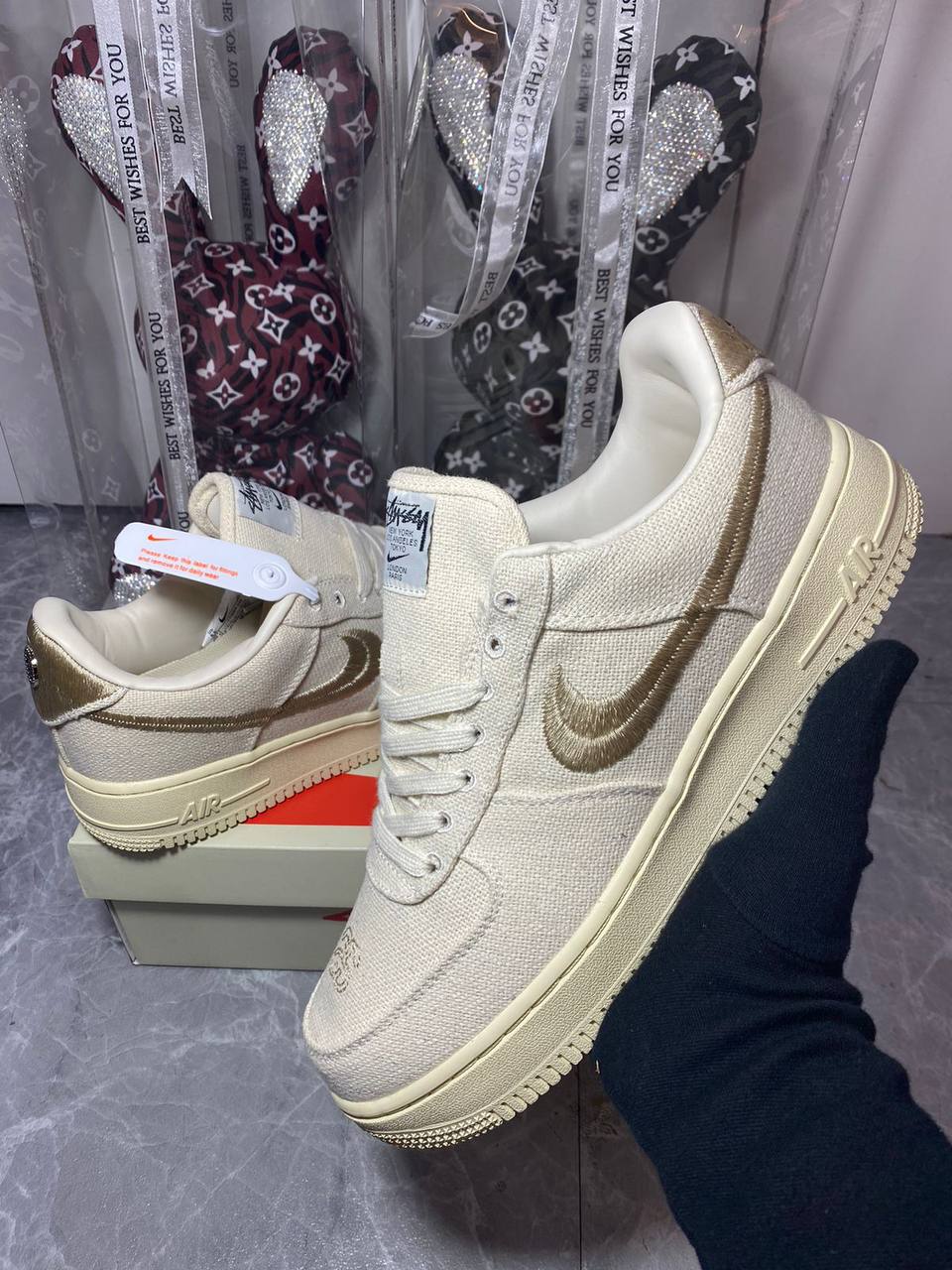 Nike x Stussy Air Force 1 Low "Fossil"
36-45 AVAILABLE 🤩
170 dhs🪙💕
Zain242
♥️♥️♥️