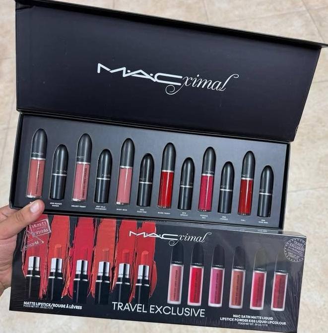 MAC LIPSTICK 12 PCS.
70 dhs🇦🇪🇦🇪
Zain01
♥️♥️♥️
