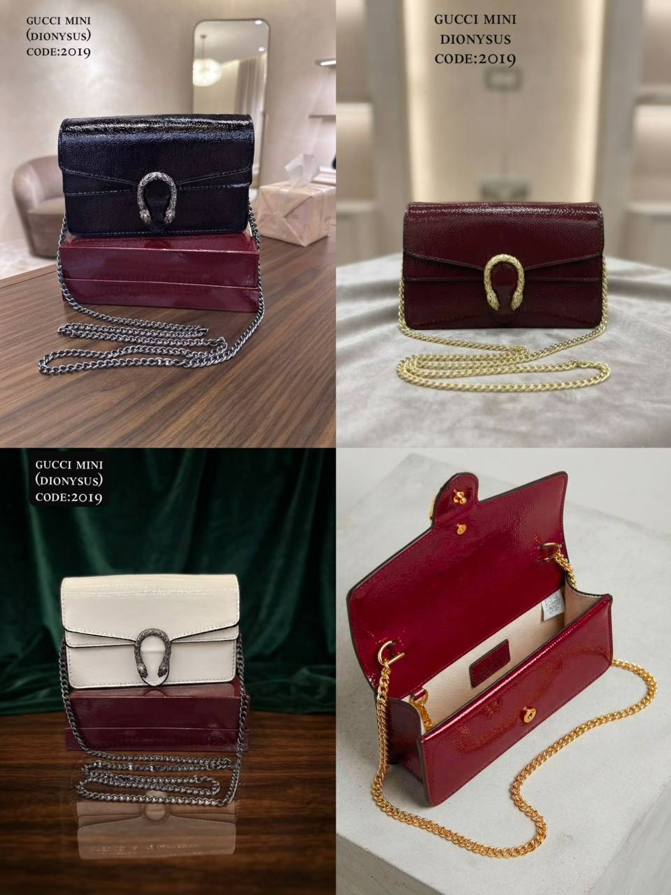 ɢᴜᴄᴄɪ ᴍɪɴɪ ᴅɪᴏɴʏsᴜs ʙᴀɢ
ᴄʜᴀɪɴ/sʜᴏᴜʟᴅᴇʀ/ᴀɴᴅ
Crossbody
ᴡɪᴛʜʙᴏx
sɪᴢᴇ:18ᴄᴍ
110 dhs🇦🇪🇦🇪
Zain56
♥️♥️♥️