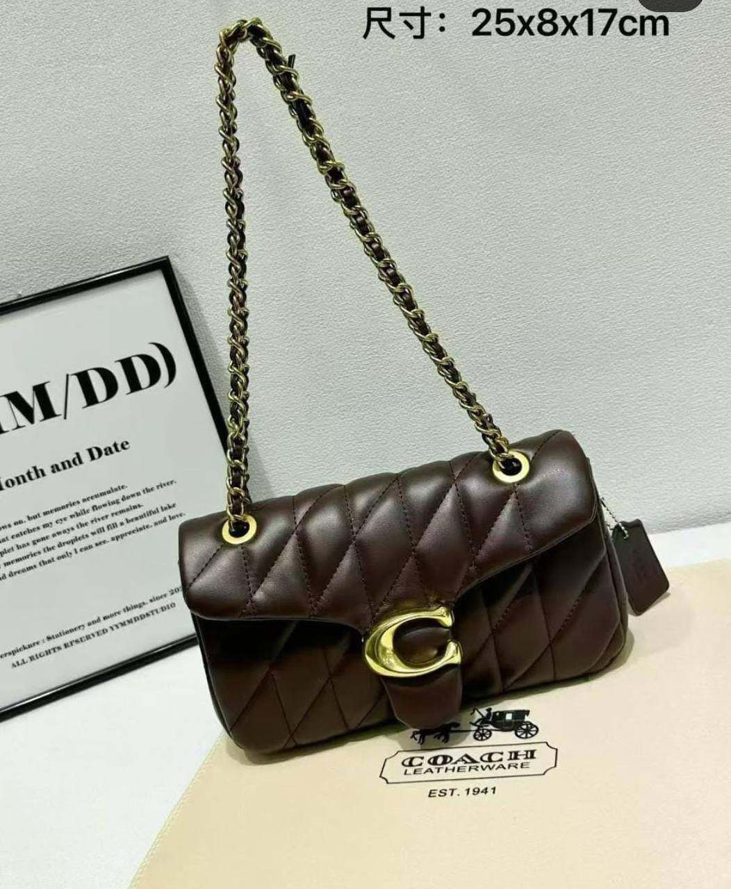 COACH
WITH BOX 🎁
110DHS🇦🇪🇦🇪
HIGH QUALITY
Zain169
♥️♥️♥️