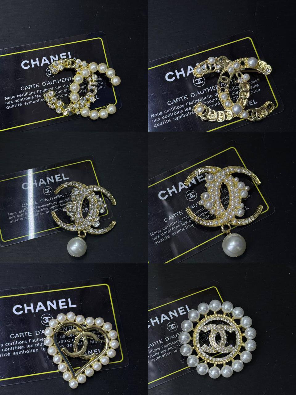 BROOCH Jewelry 🔥*
Non tarnish 💯
good quality 💯
With black boxes 🗃️
20 dhs❣️
With normal boxes 📦
And paper bag🛍️
30 dhs❣️
Zain216
♥️♥️♥️