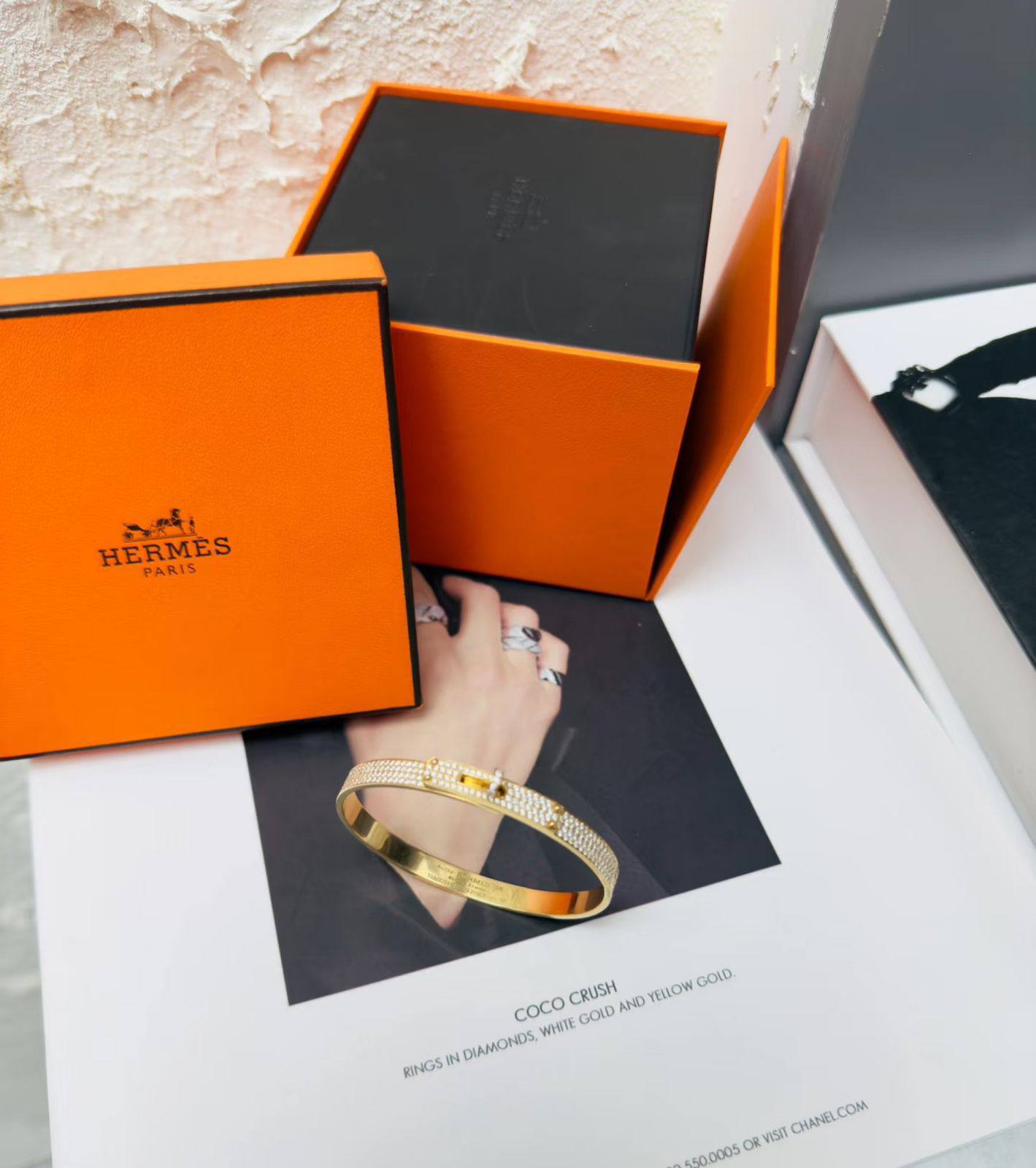 Hermes ❤️🔥*
Bangle 🍁
Master quality 💯
With normal boxes 🗃️
90 dhs👑
With master box 📦
110 dhs👑
Zain216
♥️♥️♥️