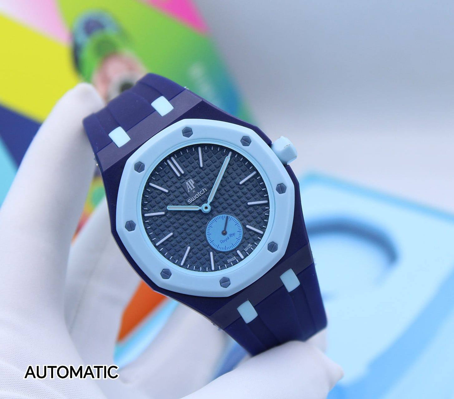 AUDEMARS PIGUET SWATCH
Master
*ROYAL POP*
*AUTOMATIC*
350 dhs✅
Zain304
♥️♥️♥️