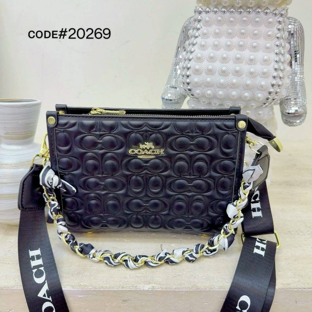 Coach ᴄʀᴏssʙᴀɢ
ᴡɪᴛʜ ᴄʜᴀɪɴ ʙᴇʟᴛ ᴛᴡɪʟʟʏ
sɪᴢᴇ : 24 cm

65 dhs🇦🇪

Zain31
♥️♥️♥️