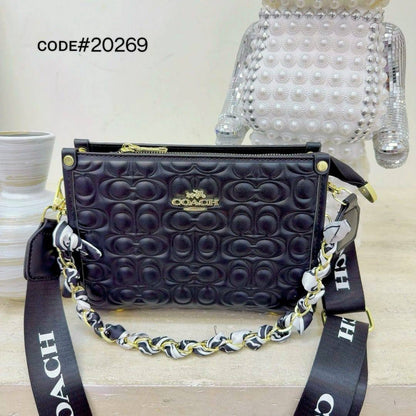 Coach ᴄʀᴏssʙᴀɢ
ᴡɪᴛʜ ᴄʜᴀɪɴ ʙᴇʟᴛ ᴛᴡɪʟʟʏ
sɪᴢᴇ : 24 cm

65 dhs🇦🇪

Zain31
♥️♥️♥️