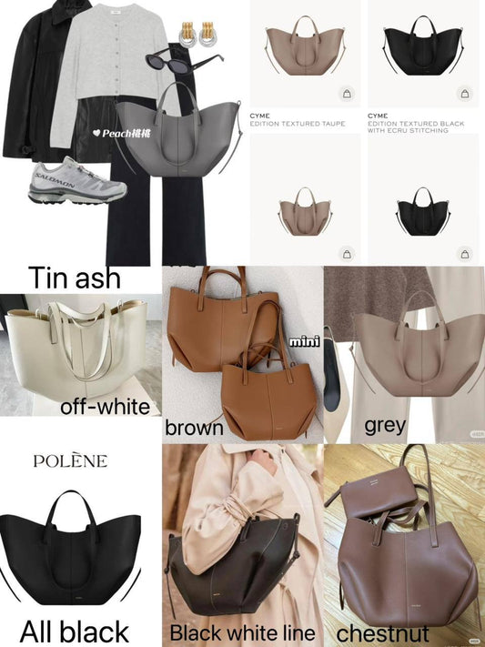 POLENE

Size :    BIG52cm  
⭐Small  42cm

high quality
big 120 dhs🪙💕
small 110 dhs🪙💕


Zain04
♥️♥️♥️