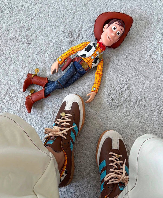 adidas Samba OG 
Toy Story Woody，

Size 36-45 ，
190 dhs🇦🇪🇦🇪

Zain18
♥️♥️♥️