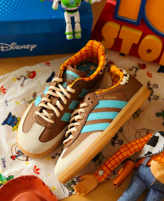 adidas Samba OG 
Toy Story Woody，

Size 36-45 ，
190 dhs🇦🇪🇦🇪

Zain18
♥️♥️♥️