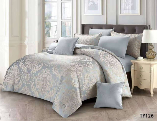 New collection 
Embroidery 
Jack cotton 
Comfort set
King size comfort 6pcs set

 170 dhs

Zain99
♥️♥️♥️