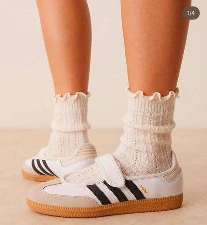 adidas Samba Jane White Black Gum，
Size 36-41
170 dhs🇦🇪

Zain18
♥️♥️♥️
