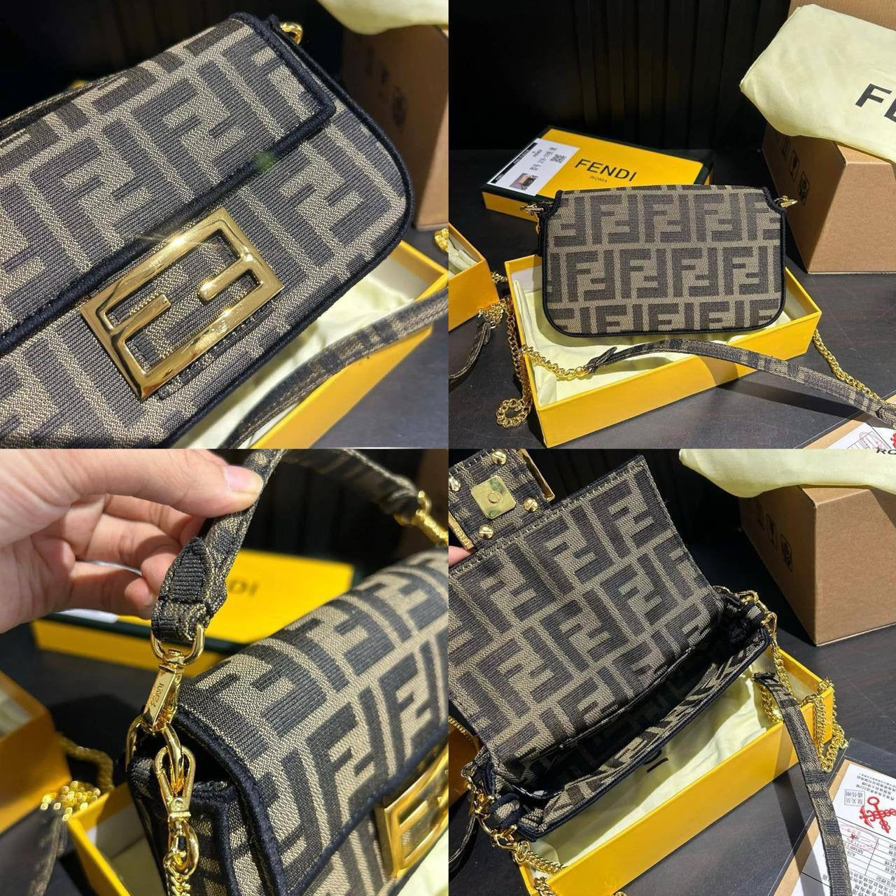 Fendi Small baguette
Size : 18 * 10 cm

95 dhs🇦🇪

with box🎁

Zain115
♥️♥️♥️