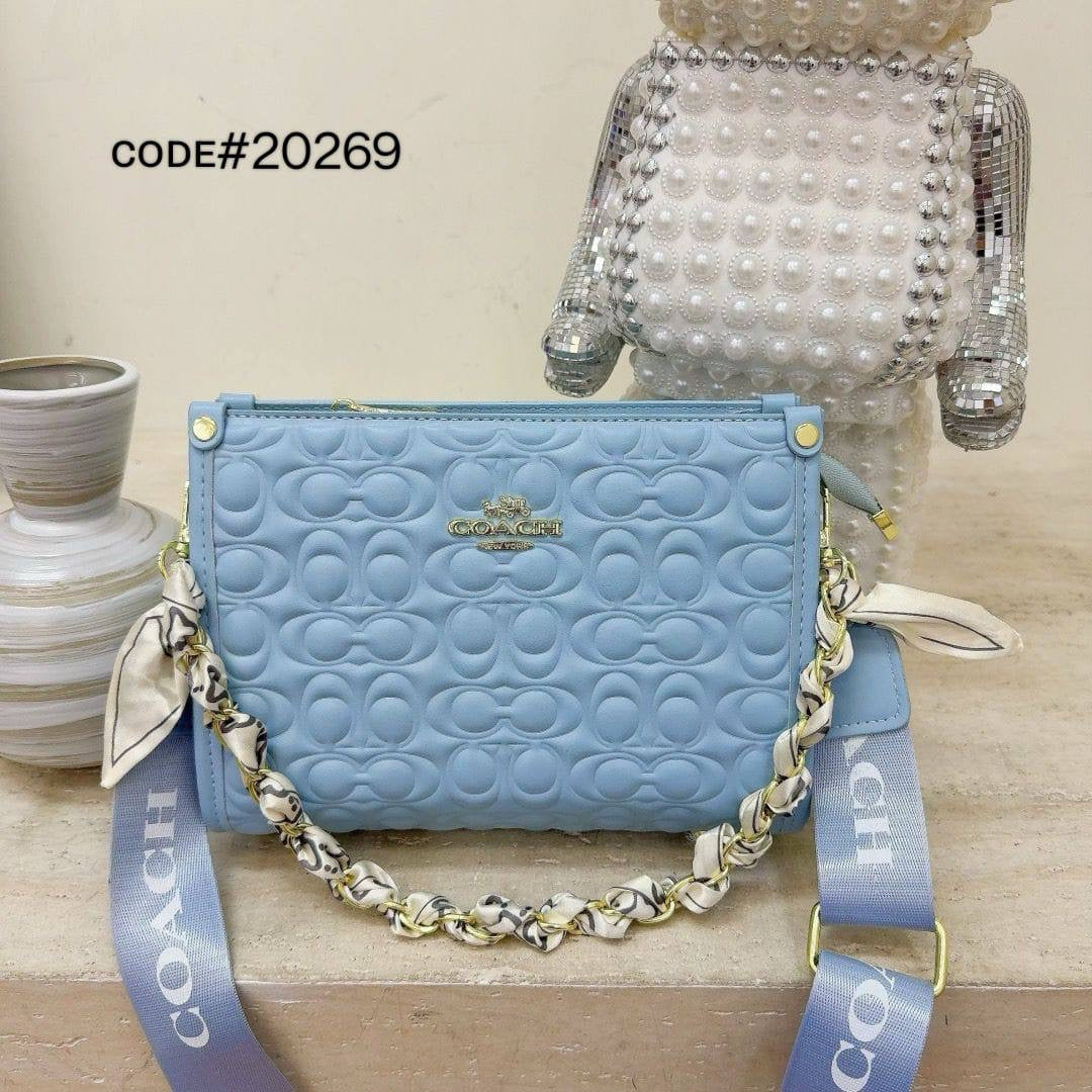 Coach ᴄʀᴏssʙᴀɢ
ᴡɪᴛʜ ᴄʜᴀɪɴ ʙᴇʟᴛ ᴛᴡɪʟʟʏ
sɪᴢᴇ : 24 cm

65 dhs🇦🇪

Zain31
♥️♥️♥️