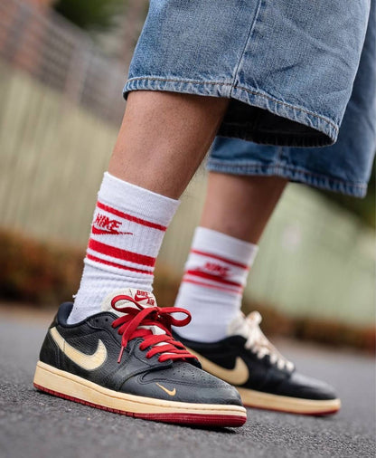 Nike air Jordan 1 low nigel “better with time”,
size 36 to 46, 
220 dhs🪙

Zain196
♥️♥️♥️