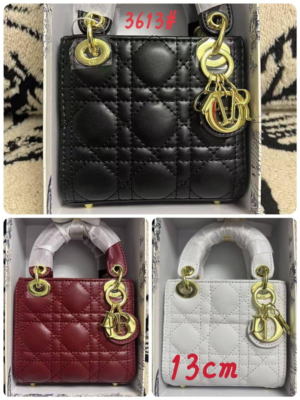 Dior 
Lady dior super mini
Size: 13cm

With box 
🎁🎁🎁

100 dhs🪙💕

Zain50
♥️♥️♥️