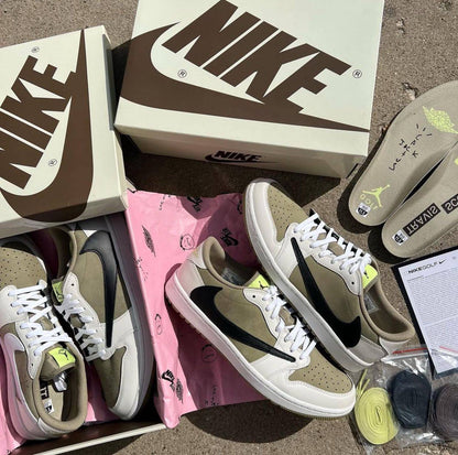 Jordan x Travis Scott Air Jordan 1 Low Golf ⛳️ 
36-45 AVAILABLE 
210 dhs🇦🇪

Zain242
♥️♥️♥️