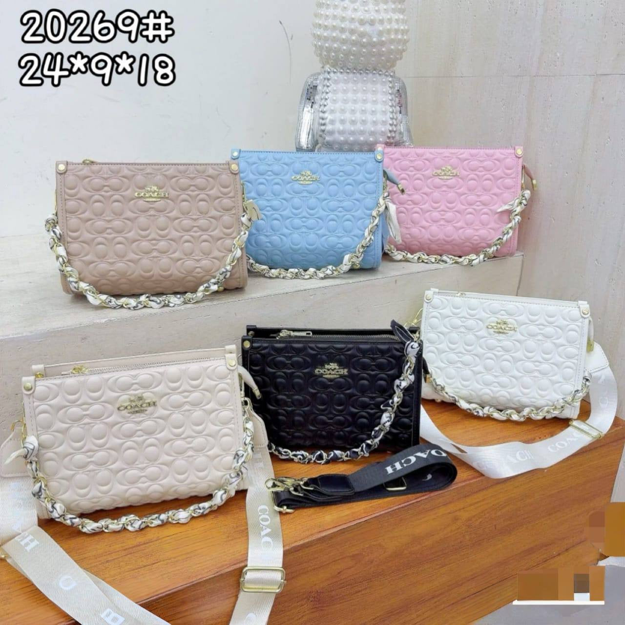 Coach ᴄʀᴏssʙᴀɢ
ᴡɪᴛʜ ᴄʜᴀɪɴ ʙᴇʟᴛ ᴛᴡɪʟʟʏ
sɪᴢᴇ : 24 cm

65 dhs🇦🇪

Zain31
♥️♥️♥️