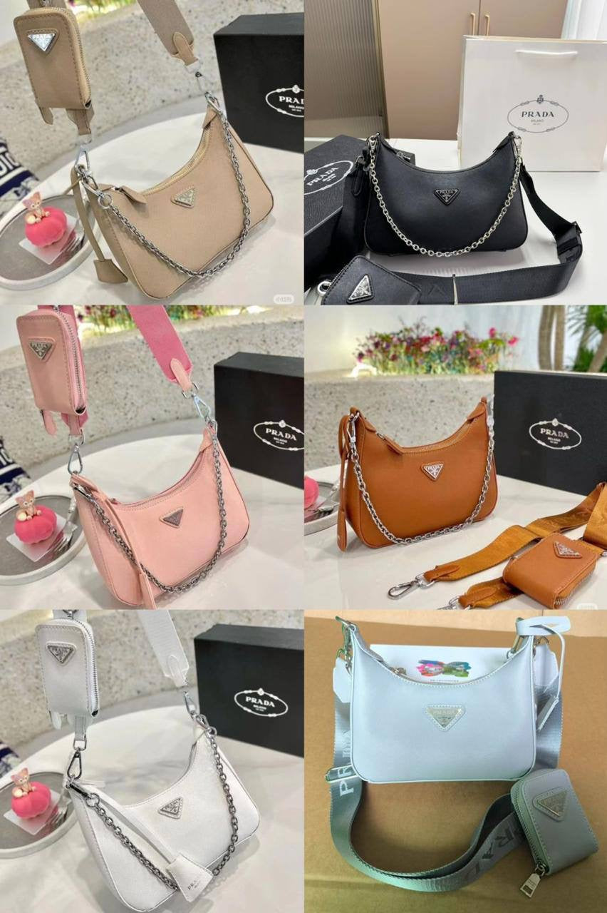 Prada 2 in 1
Size : 22.5 * 18 * 6 cm
95 dhs🇦🇪
with box🎁

Zain115
♥️♥️♥️
