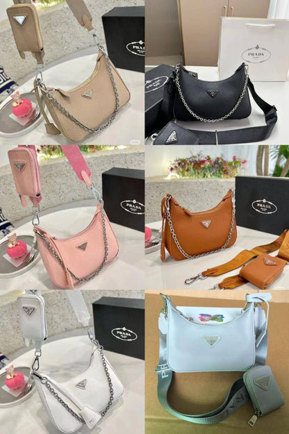 Prada 2 in 1
Size : 22.5 * 18 * 6 cm
95 dhs🇦🇪
with box🎁

Zain115
♥️♥️♥️