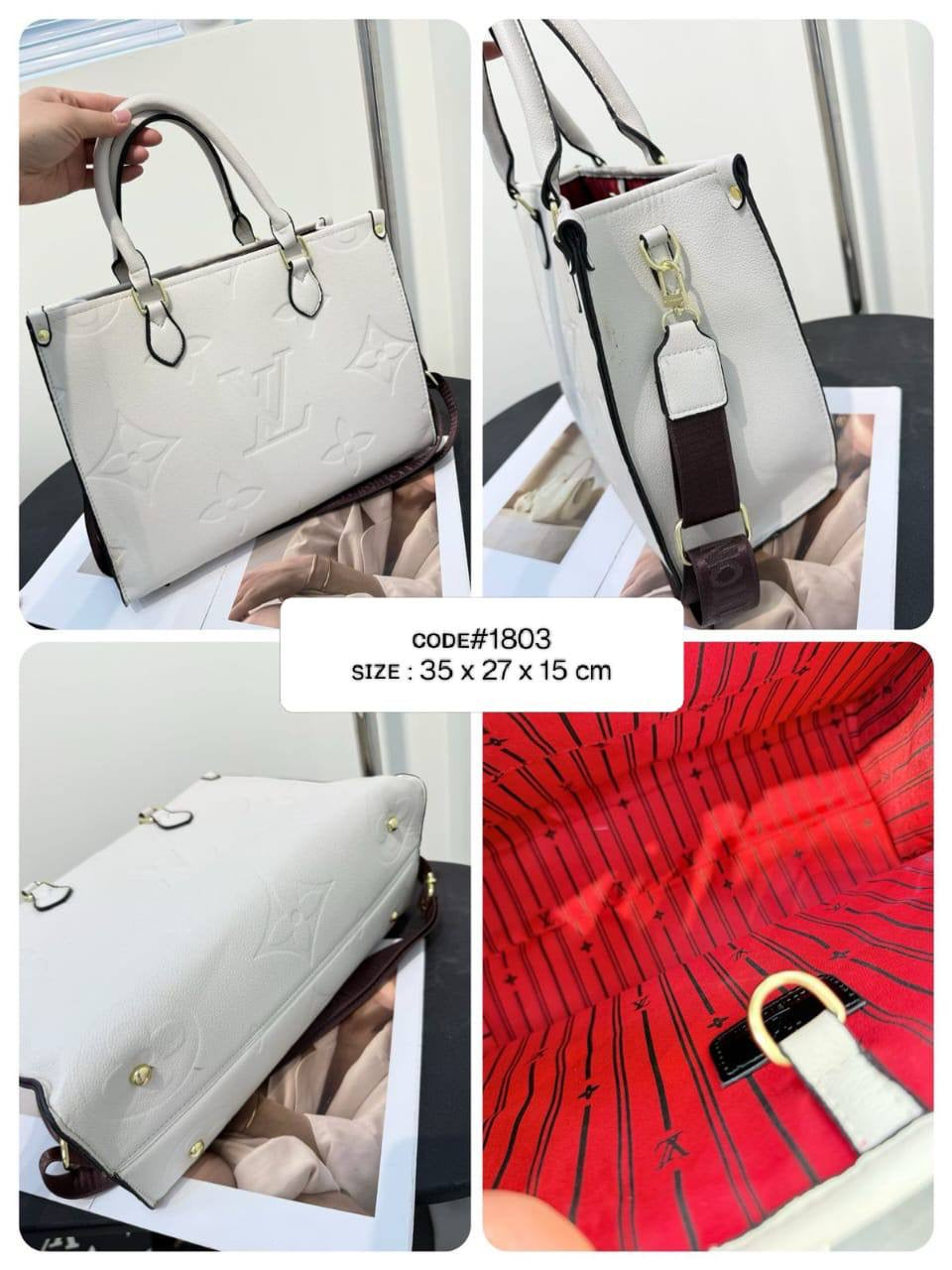 LV
ON THE GO ʜᴀɴᴅᴄᴀʀʀʏ
ᴡɪᴛʜ ʟᴏɴɢ ʙᴇʟᴛ sᴛʀᴀᴘ
sɪᴢᴇ: 35 cm

75 dhs🇦🇪

Zain31
♥️♥️♥️