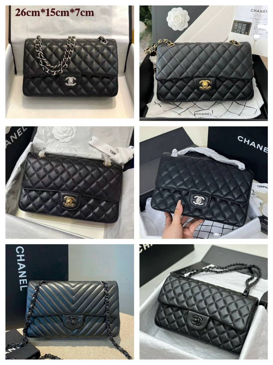 CHANEL

 COPY ONE 

NEW CAME WITH DOUBLE BOX 
🎁🎁🎁

250 dhs🪙💕
leather 

Zain39
♥️♥️♥️