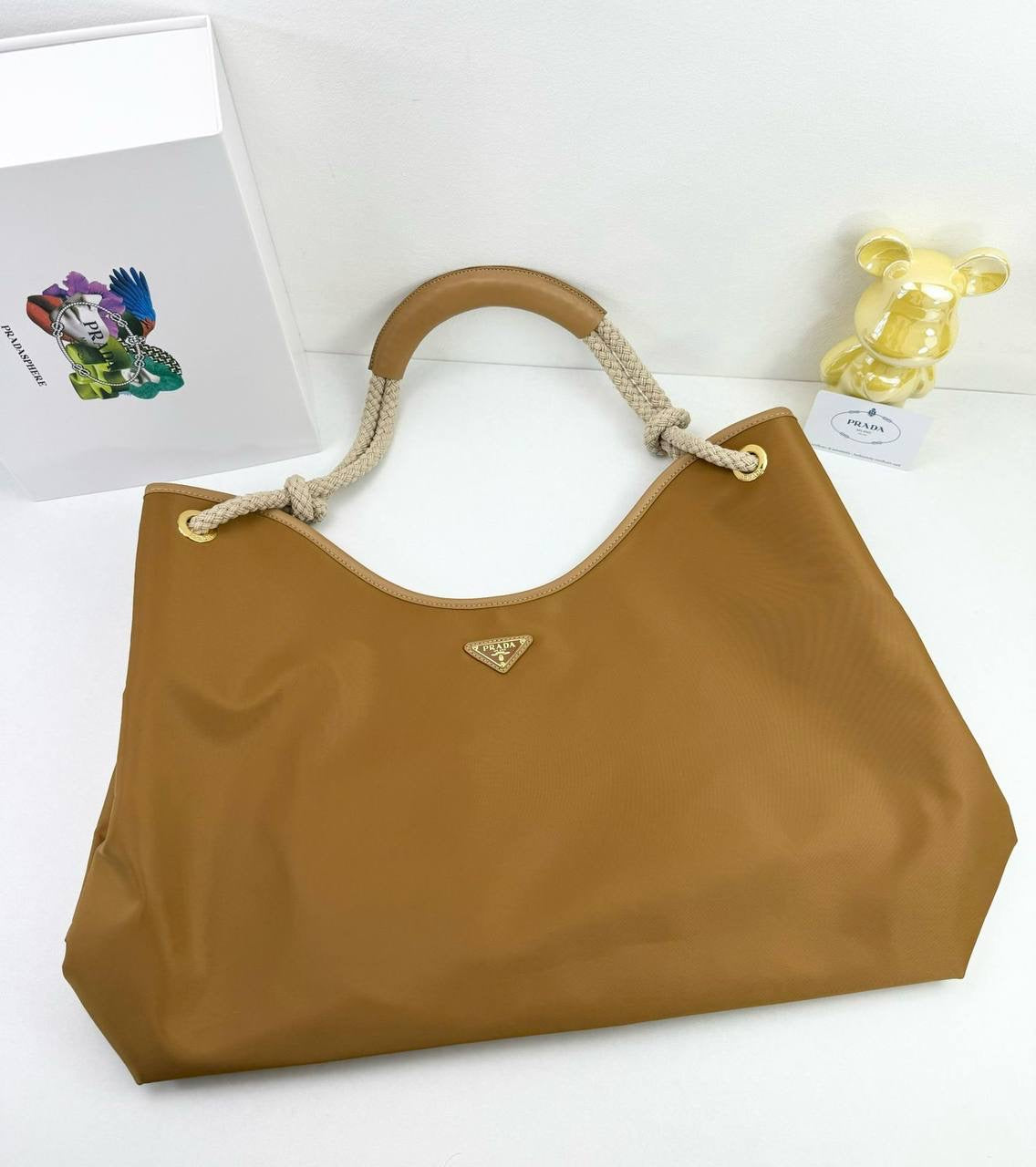 PRADA Master 
TOTE BAG NYLON 
270 dhs🇦🇪
#46cm

Zain228
♥️♥️♥️