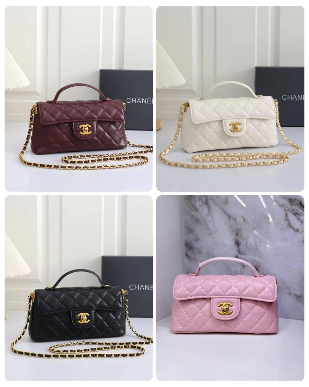 Chanel ᴛᴏᴘ ʜᴀɴᴅ
ᴡᴀʟʟᴇᴛ ғʟᴀᴘ  ᴛᴡɪsᴛ ʟᴏᴄᴋ
ʟᴀᴍʙsᴋɪɴ ᴍᴀᴛᴇʀɪᴀʟ
ᴍᴀᴛᴛᴇ ɢᴏʟᴅ ʜᴀʀᴅᴡᴀʀᴇ

sɪᴢᴇ : 21.5

ᴡɪᴛʜ BOX
🎁🎁🎁

90 dhs🪙

Zain31
♥️♥️♥️