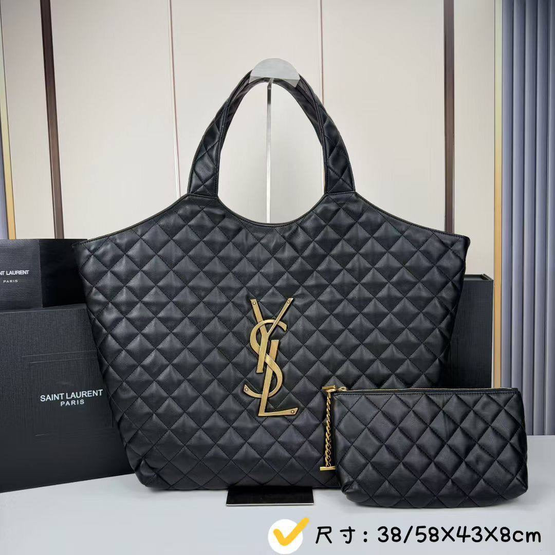 YSL 
ICARE in leather material 3 available premium quality 
300 dhs🇦🇪

#58cm

Zain228
♥️♥️♥️