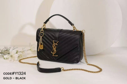 YSL - ʏᴠᴇs sᴀɪɴᴛ ʟᴀᴜʀᴀɴᴛ
ᴄᴏʟʟᴇɢᴇ  ᴍᴇᴅɪᴜᴍ ʙᴀɢ ǫᴜɪʟᴛᴇᴅ ʟᴇᴀᴛʜᴇʀ
ɢᴏʟᴅ ʟᴀᴄᴇ ʜᴀʀᴅᴡᴀʀᴇ
sɪᴢᴇ : 23 x 7 x 14 cm
ᴡɪᴛʜ BOX
🎁🎁🎁

95 dhs🇦🇪

Zain31
♥️♥️♥️