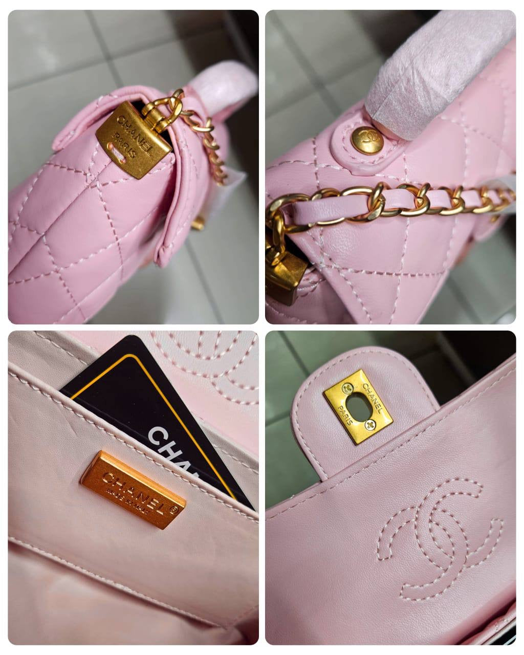 Chanel ᴛᴏᴘ ʜᴀɴᴅ
ᴡᴀʟʟᴇᴛ ғʟᴀᴘ  ᴛᴡɪsᴛ ʟᴏᴄᴋ
ʟᴀᴍʙsᴋɪɴ ᴍᴀᴛᴇʀɪᴀʟ
ᴍᴀᴛᴛᴇ ɢᴏʟᴅ ʜᴀʀᴅᴡᴀʀᴇ

sɪᴢᴇ : 21.5

ᴡɪᴛʜ BOX
🎁🎁🎁

90 dhs🪙

Zain31
♥️♥️♥️