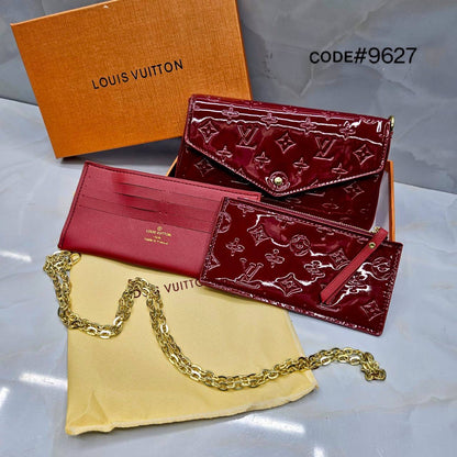 LV
ғᴇʟɪᴄɪᴇ́ ᴘᴏᴜᴄʜᴇᴛ 3ɴ1
 • ᴍᴀᴛᴛᴇ ʟᴇᴀᴛʜᴇʀ 
 • ɢʟᴏssʏ ᴍᴀᴛᴇʀɪᴀʟ
 • ᴍᴏɴᴏɢʀᴀᴍ ʟᴇᴀᴛʜᴇʀ
ɢᴏʟᴅ ᴄʜᴀɪɴ ʜᴀʀᴅᴡᴀʀᴇ
sɪᴢᴇ : 22 cm

ᴡɪᴛʜ BOX
🎁🎁🎁

70 dhs🇦🇪

Zain31
♥️♥️♥️