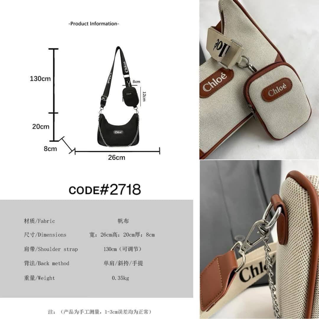 Chloe ʟᴏᴏᴘ 2ɴ1
ᴄʀᴏss ʙᴏᴅʏ ʙᴀɢ
ᴄᴀɴᴠᴀss ᴍᴀᴛᴇʀɪᴀʟ
sɪʟᴠᴇʀ ʜᴀʀᴅᴡᴀʀᴇ
sɪᴢᴇ : 26 cm

65 dhs🇦🇪

Zain31
♥️♥️♥️