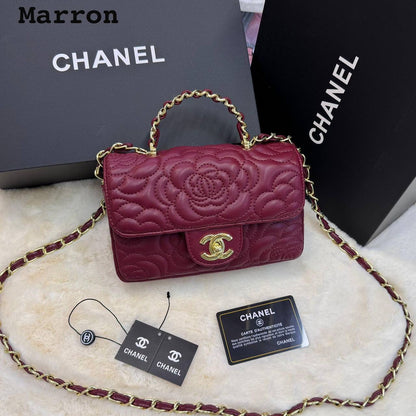 Chanel ᴛᴏᴘ ʜᴀɴᴅʟᴇ/ chain
ᴇᴍʙʀᴏɪᴅᴇᴅ ғᴏʟʟᴏᴡᴇʀ 
ɢᴏʟᴅ ʜᴀʀᴅᴡᴀʀᴇ 

ᴡɪᴛʜʙᴏx
🎁🎁🎁

ᴄᴀᴠɪᴀʀ 
sɪᴢᴇ:20ᴄᴍ
105 dhs🇦🇪

Zain56
♥️♥️♥️