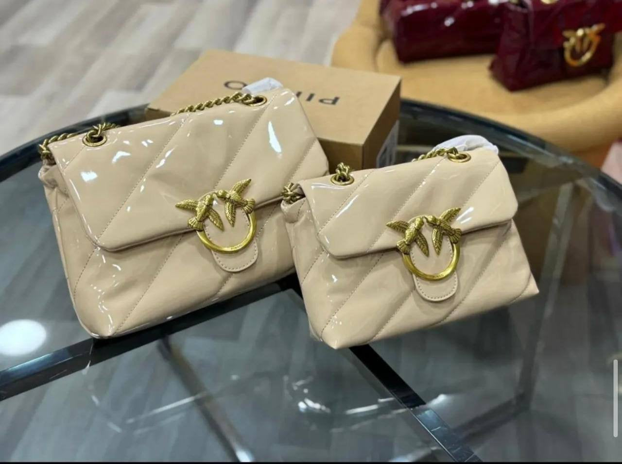 PINKO 
GOOD QUALITY 💯
2 SIZING 
20 CM AND 25 CM 
95 dhs🇦🇪
WITH BOX
🎁🎁🎁

Zain28
♥️♥️♥️