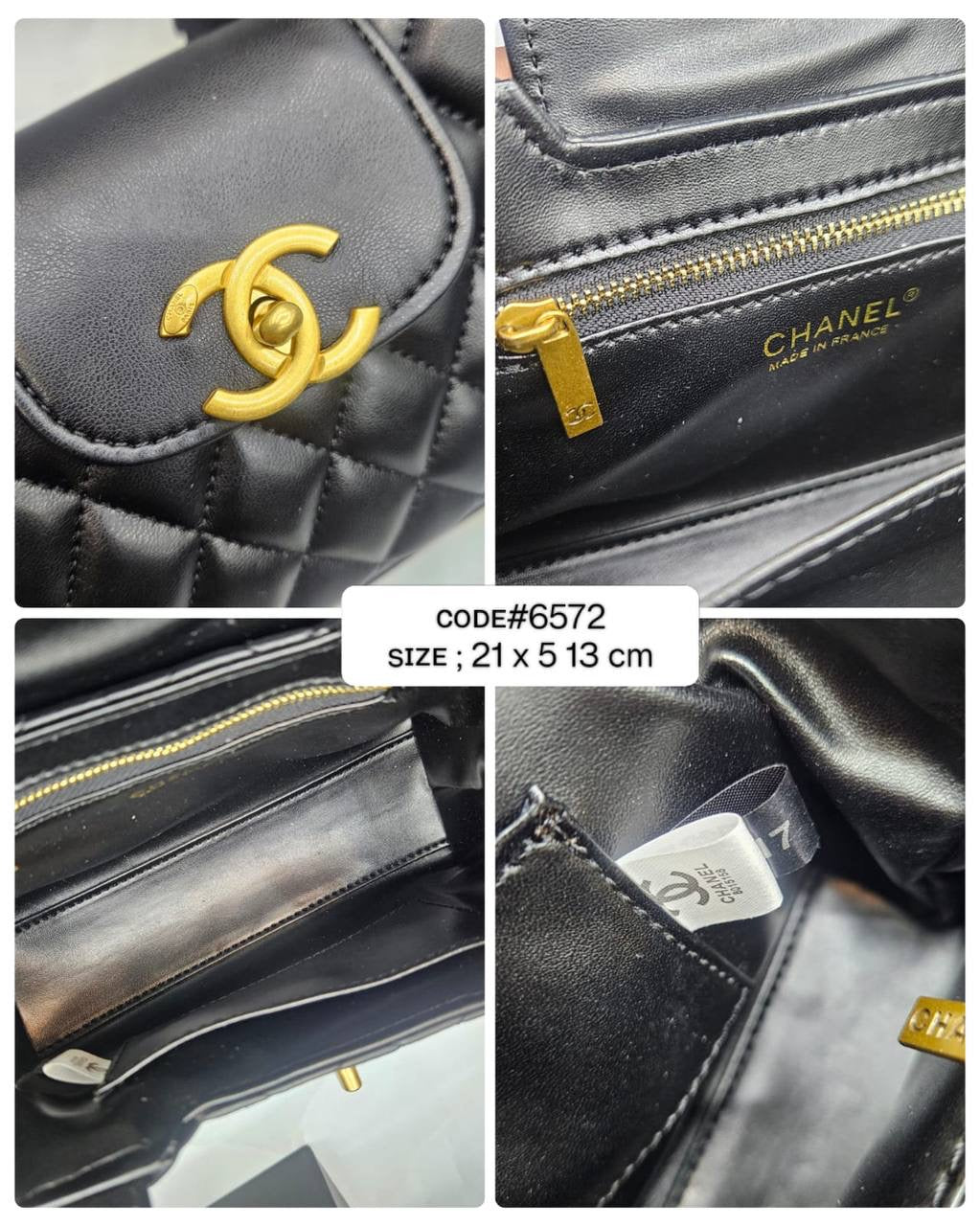 Chanel ᴋᴇʟʟʏ ʙᴀɢ
ʟᴀᴍʙsᴋɪɴ ʟᴇᴀᴛʜᴇʀ
ɢᴏʟᴅ ʜᴀʀᴅᴡᴀʀᴇ
ᴡɪᴛʜ ᴄʜᴀɪɴ ʙᴇʟᴛ
sɪᴢᴇ : 21 cm

ᴡɪᴛʜ BOX
🎁🎁🎁

95 dhs🇦🇪

Zain31
♥️♥️♥️