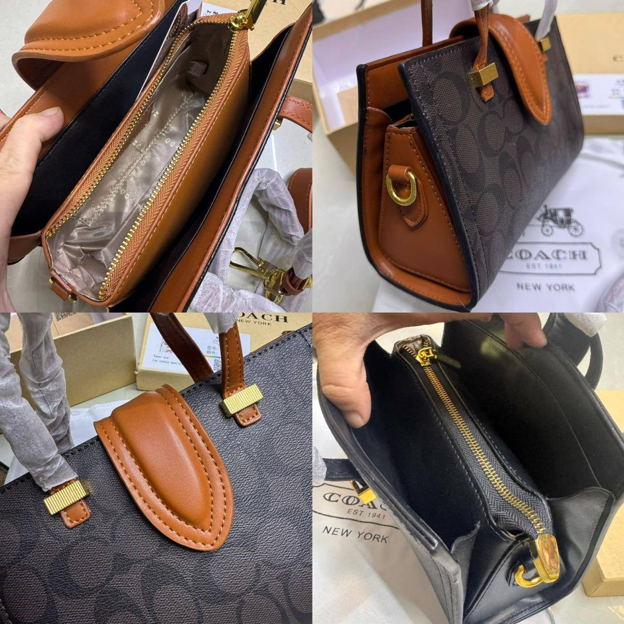 Coach Grace
Size : 23*14 ~ 25*16.5 cm
95 dhs🇦🇪

Zain115
♥️♥️♥️