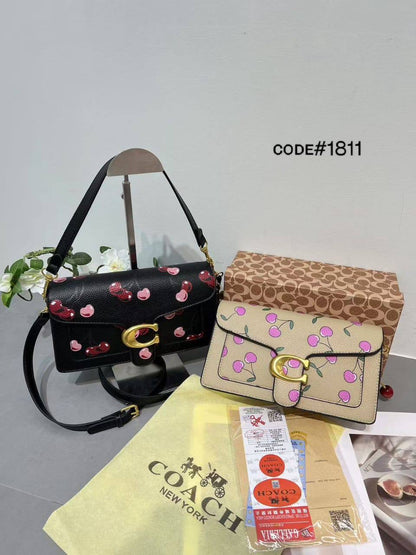 Coach ᴛᴀʙʙʏ
sʜᴏᴜʟᴅᴇʀ ʙᴀɢ
CHERRY DESIGN
ᴡɪᴛʜ ʟᴏɴɢ ʙᴇʟᴛ sᴛʀᴀᴘ
sɪᴢᴇ : 26 cm
ᴡɪᴛʜ BOX
🎁🎁🎁
75 dhs🇦🇪

Zain31
♥️♥️♥️